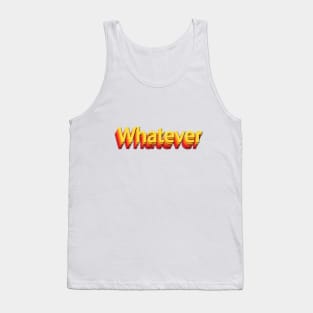 Whatever being whatever retro design Tank Top